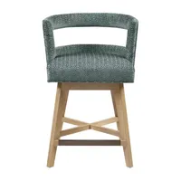 Madison Park Crimson Swivel Counter Stool