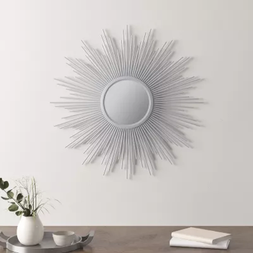 Madison Park Fiore Sunburst Round Door Mirror