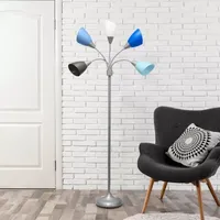 All the Rages 5-Light Adjustable Gooseneck Floor Lamp