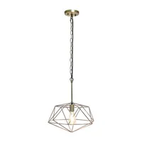 All the Rages """""""1-Light 16"""""""" Modern Metal Wire Paragon Hanging Ceiling Fixture""""""" Pendant Lights