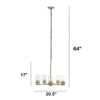 5-Light 20.5" Chandelier Pendant Light