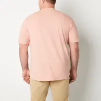 mutual weave Adaptive Big and Tall Mens Crew Neck Short Sleeve Easy-on + Easy-off T-Shirt