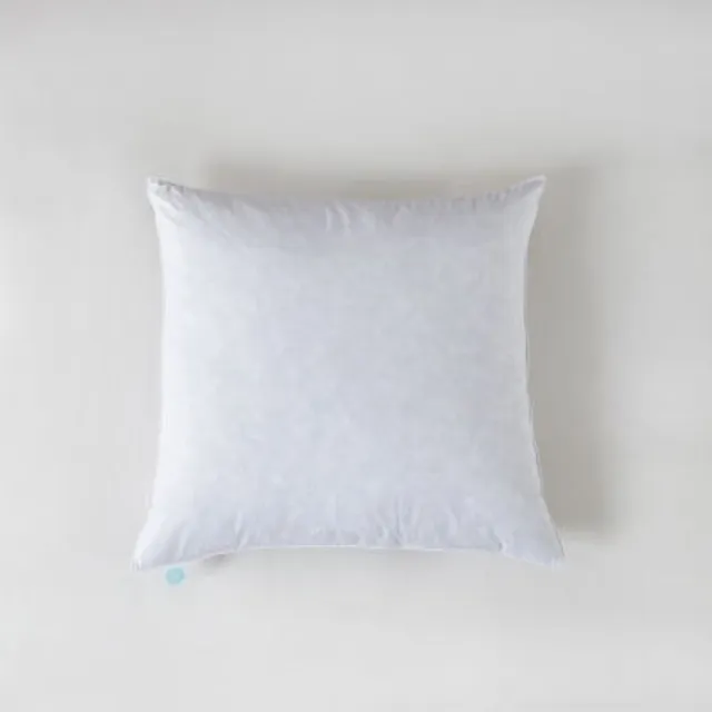 Martha Stewart Living 100% Cotton Euro-Square Firm Feather Pillow