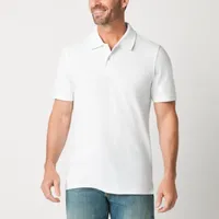 St. John's Bay Premium Stretch Mens Classic Fit Short Sleeve Polo Shirt