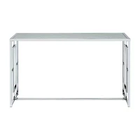 Haines Glass Top Console Table