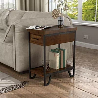 Hilo 1-Drawer Storage End Table