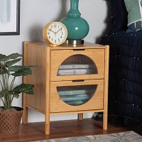 Naresh 2-Drawer End Table