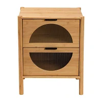 Naresh 2-Drawer End Table