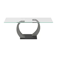 Ansonia Glass Top Coffee Table