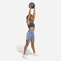 adidas Training Essentials 3 Stripes High Waisted Bike Shorts