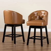 Theron 2-pc. Counter Height Bar Stool