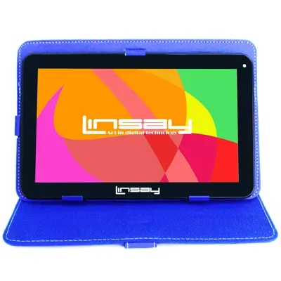 10.1" Quad Core 2GB RAM 32GB Storage Android 12 Tablet with Leather Case