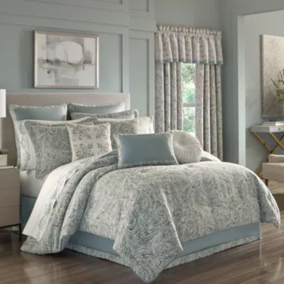 Queen Street Garrison 4-pc. Jacquard Comforter Set