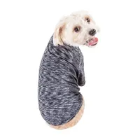 Pet Life ® Active 'Warf Speed' Heathered Ultra-Stretch Sporty Performance Dog T-Shirt