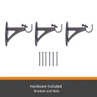 Kenney® Fast Fit™ Easy Install Finn Curtain Rod