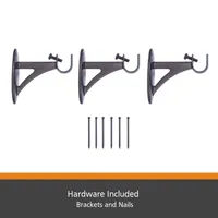 Kenney® Fast Fit™ Easy Install Bailey Curtain Rod