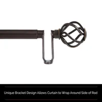 Sun Zero Blackout Cage Wrap Around Curtain Rod