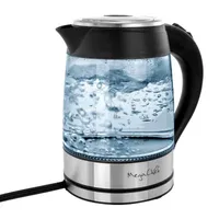 MegaChef 1.7L Glass & Stainless Steel Electric Kettle