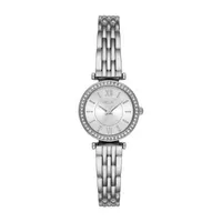Relic By Fossil Kimberly Womens Crystal Accent Silver Tone Bracelet Watch Zr34590