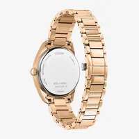 Citizen Arezzo Womens Rose Goldtone Stainless Steel Bracelet Watch Em0973-55a