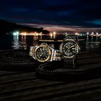 Bulova Marine Star Unisex Adult Diamond Accent Black Stainless Steel Bracelet Watch 98d176