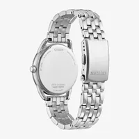 Citizen Womens Silver Tone Stainless Steel Bracelet Watch Fe7090-55l