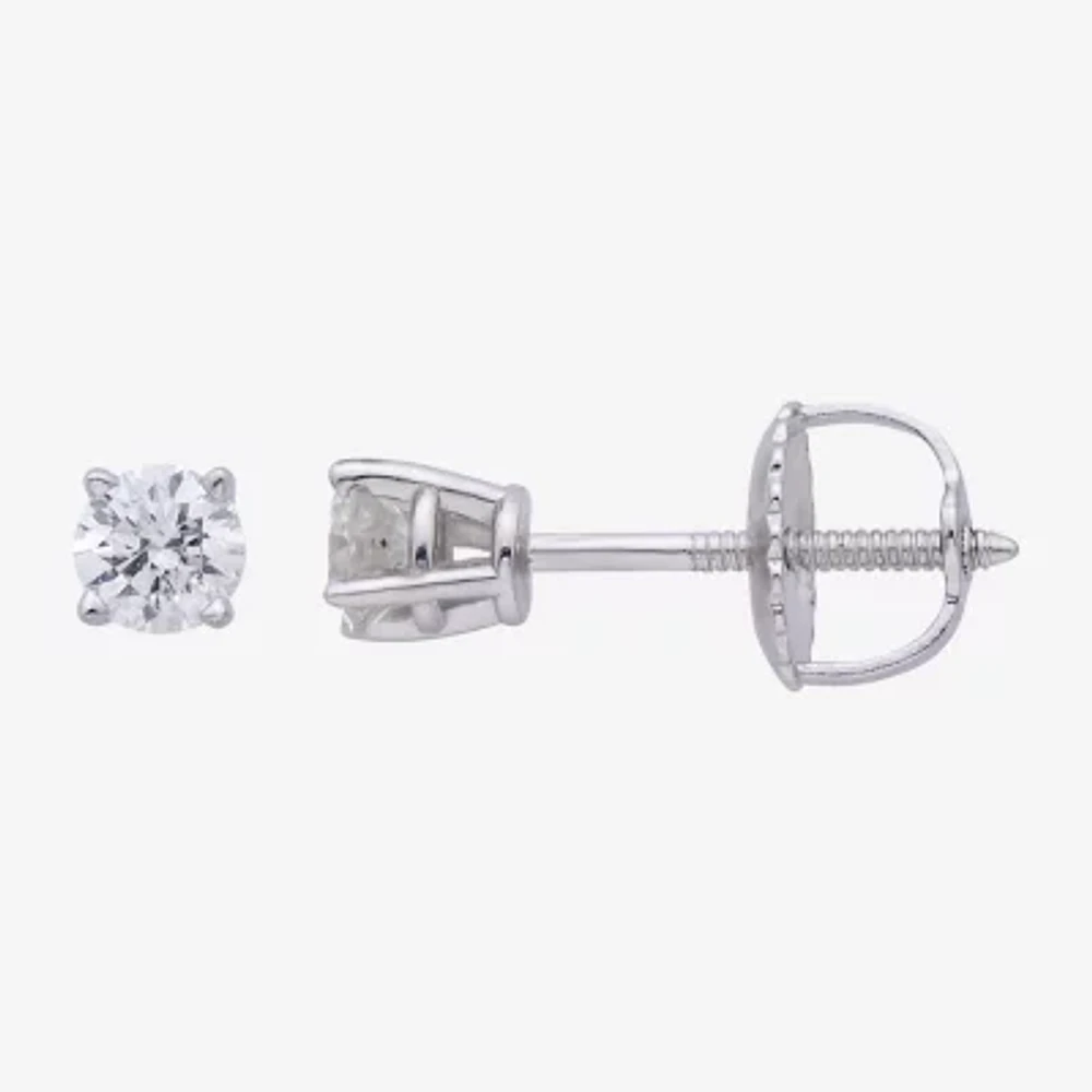 Premier Collection 1/4 CT. T.W. Natural Diamond Stud Earrings 14K Gold