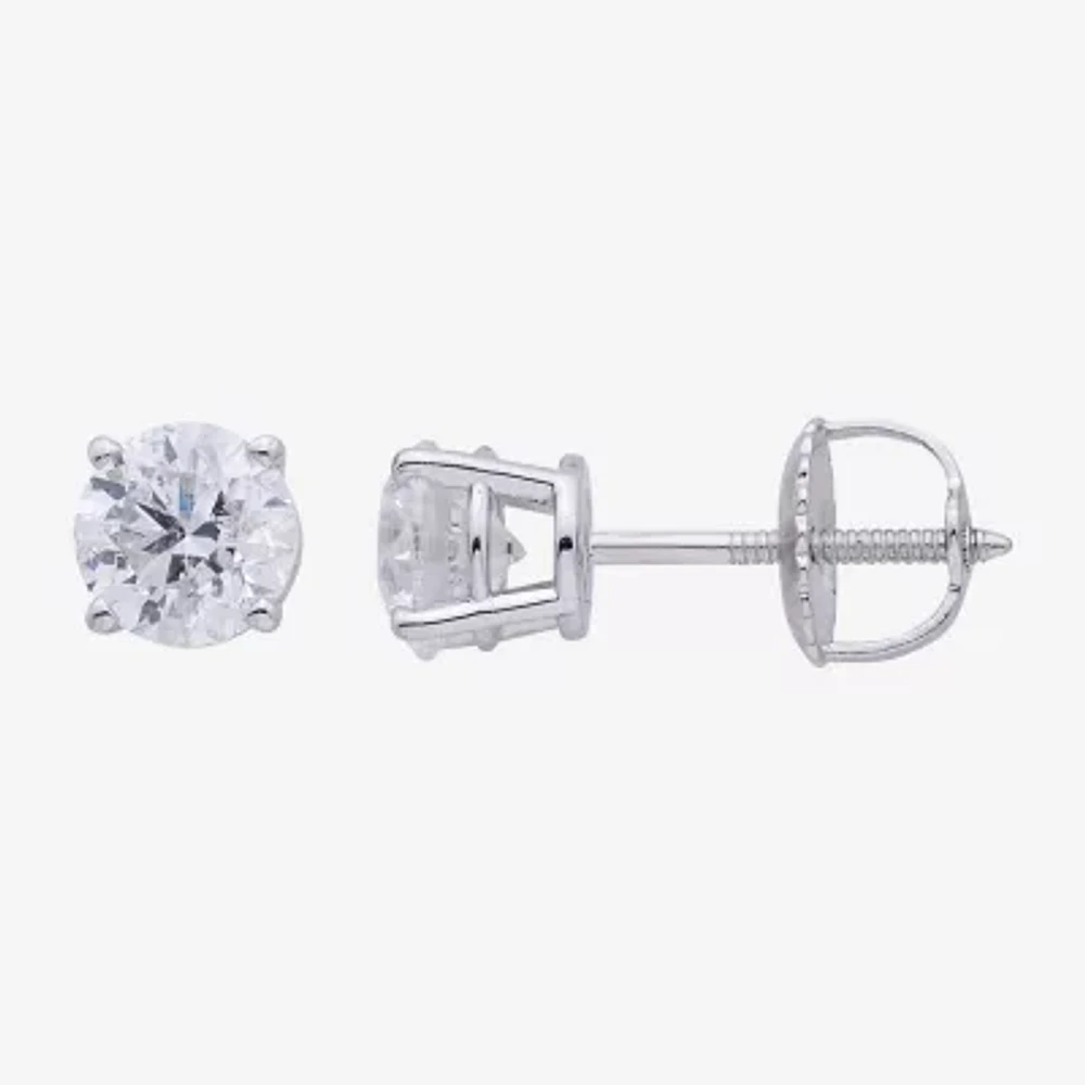 Premier Collection 1 CT. T.W. Natural Diamond 14K Gold Stud Earrings