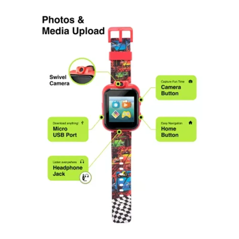 Playzoom Unisex Multi-Function Digital Black Smart Watch 500154m-2-51-R01