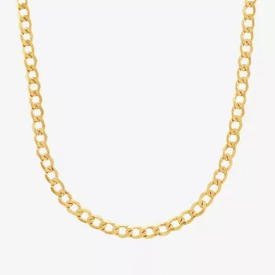 Made Italy Unisex Adult 18 - 22 Inch 10K Gold Link Necklace