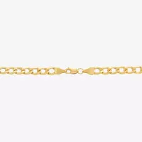 Made Italy Unisex Adult 18 - 22 Inch 10K Gold Link Necklace