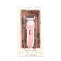 Plum Pretty Sugar Two-in-One Electric Shaver