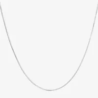 Made in Italy Sterling Silver 20 Inch Solid Snake Chain Necklace
