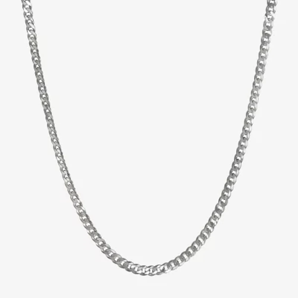 Sterling Silver 20-28" 3.2mm Curb Chain