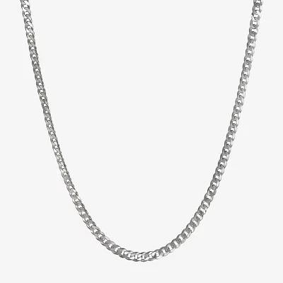 Sterling Silver 20-28" 3.2mm Curb Chain