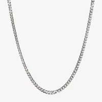 Sterling Silver 20-28" 3.2mm Curb Chain