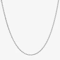 Made in Italy Sterling Silver 18 Inch Solid Herringbone Chain Necklace