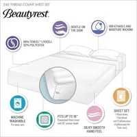 Beautyrest Tencel Polyester Blend Sheet Set