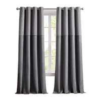 G.H. Bass & Co. Canyon Light-Filtering Grommet Top Set of 2 Curtain Panel