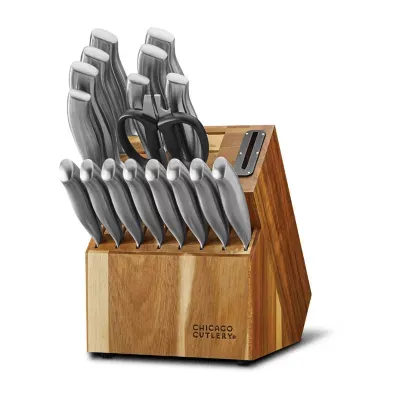 Chicago Cutlery Insignia Stainless Steel 18-pc. Knife Block Set