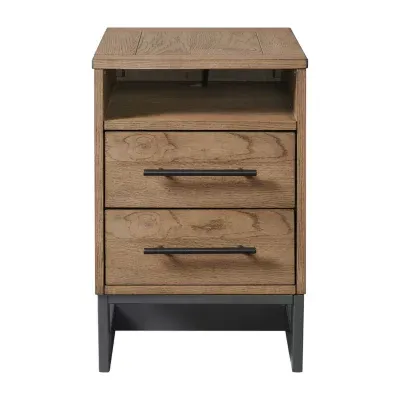 Eden 2-Drawer Chairside Table