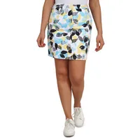 Hearts Of Palm Womens High Rise A-Line Skirt
