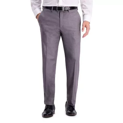 J.M Haggar®Mens Textured Weave Slim Fit Suit Separate Pant