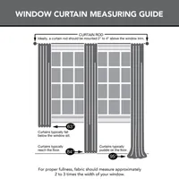 Sun Zero Evan Energy Saving Blackout Tab Top Single Curtain Panel