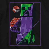 Little & Big Boys Crew Neck Short Sleeve Minecraft Graphic T-Shirt