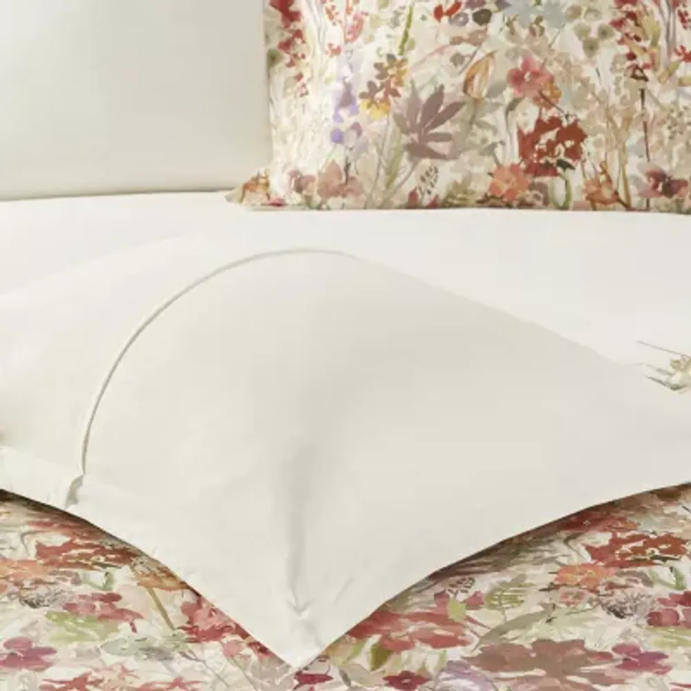 Madison Park Fiona Cotton Printed 3-pc. Floral Duvet Cover Set