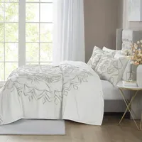 Madison Park Juliana 3 Piece Tufted Cotton Chenille Coverlet Set