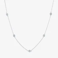 Diamond Addiction (G-H / Si2-I1) Womens 1/5 CT. Lab Grown White 10K Gold Pendant Necklace