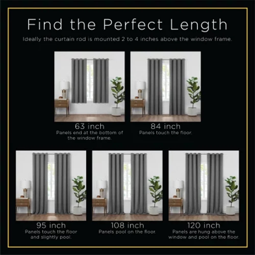 Waverly Charmed Life Light-Filtering Rod Pocket Single Curtain Panel