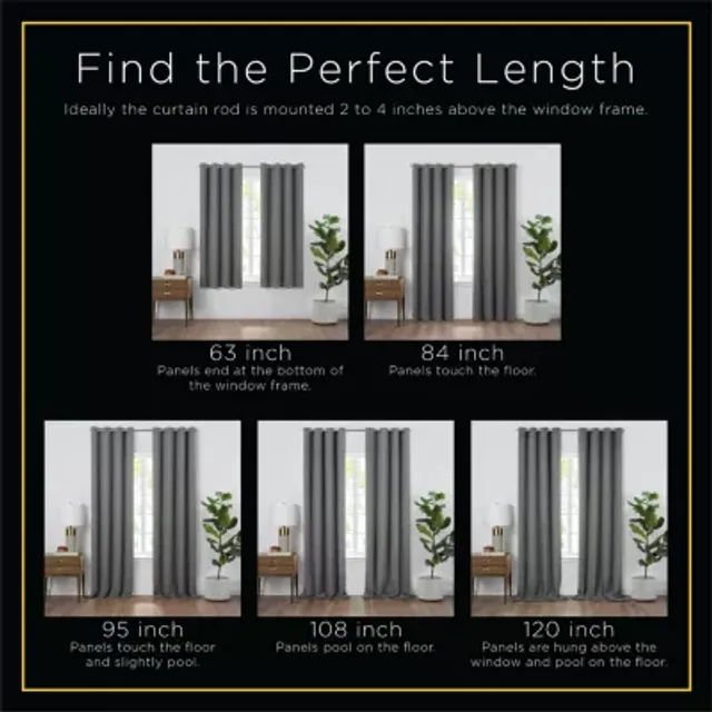 Exclusive Home Curtains Sateen Energy Saving Blackout Pinch Pleat Set of 2  Curtain Panel